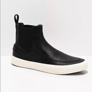 Nike Shoes SB Zoom Stefan Janoski Slip Mid RM - Black/Black-Pale Ivory-Black